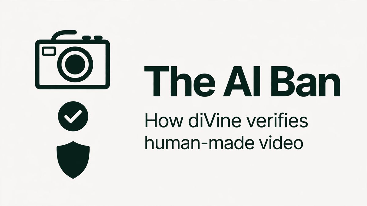 How diVine's AI Ban Actually Works